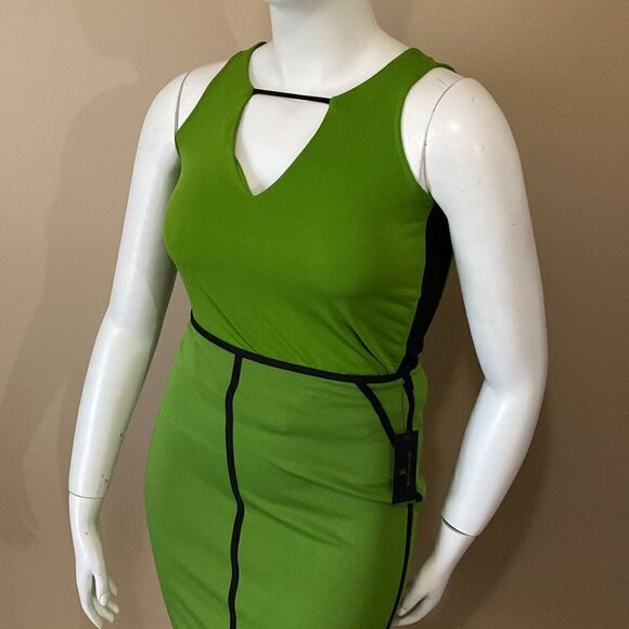NWT Worthington Marypole Green/ Balck Matching Skirt & Top - Size Small - Picture 5 of 14